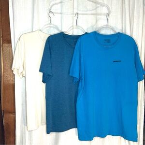 3 large short sleeve tops Patagonia black diamond